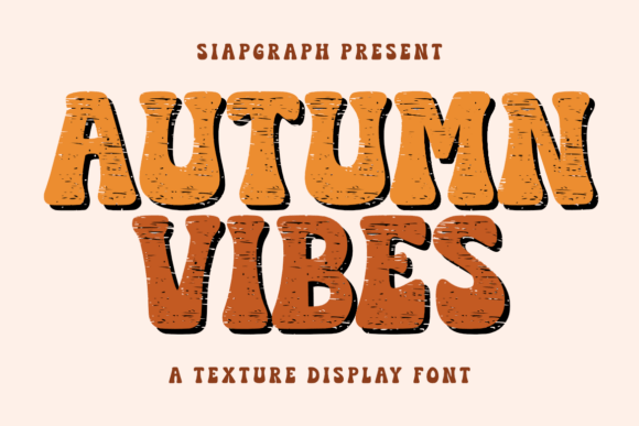 Autumn Vibes: A Groovy Retro Font for Cozy Designs