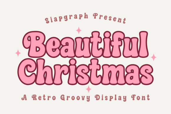 Beautiful Christmas: A Retro Font for Festive Designs