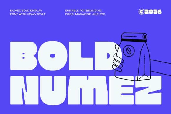 Bold Numez: The Heavy, Rounded Display Typeface