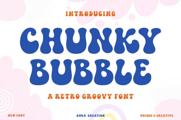 Chunky Bubble: The Playful Display Font for Bold Designs