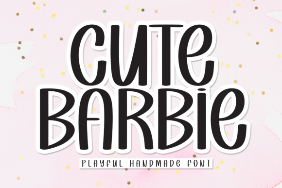 Cute Barbie: A Charming Display Font for Modern Projects
