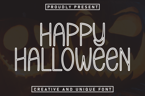 Happy Halloween: A Fresh and Friendly Display Typeface