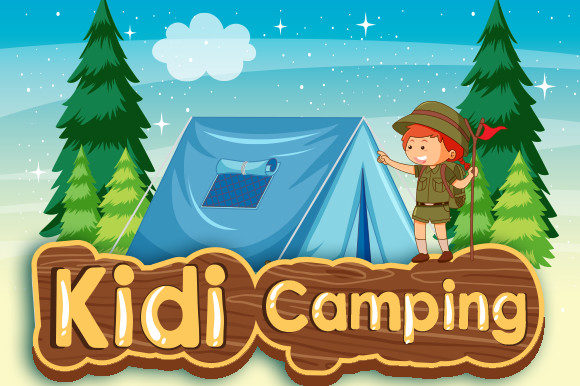 Kidi Camping: A Fun and Friendly Display Font