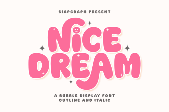 Nice Dream: A Sweet and Playful Display Font