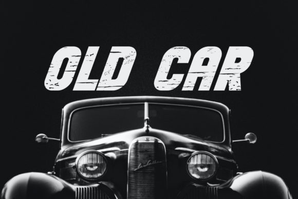 Old Car: A Bold Typeface for Dynamic Designs