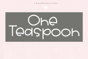 One Teaspoon: A Playful Display Font for Standout Designs