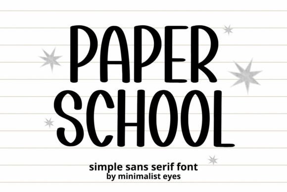 Paper School: A Font That Brings Whimsy and Versatility to Your Designs