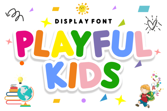 Playful Kids Font: Bubbly & Cheerful Typography for Creative Projects
