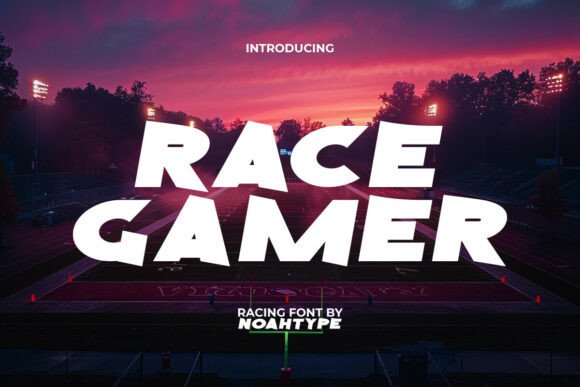 Race Gamer: Bold Fonts for High-Impact Designs