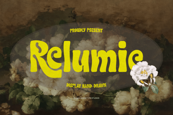 Relumie: A Groovy Display Font for Bold, Nostalgic Designs