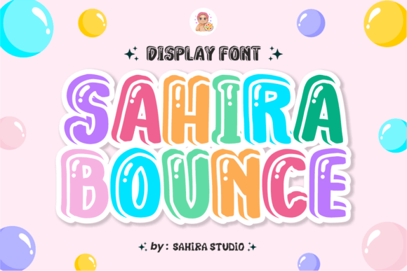 Sahira Bounce: A Playful Display Font for Vibrant Designs