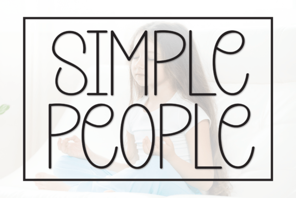 Simple People: A Handwritten Font with Heart