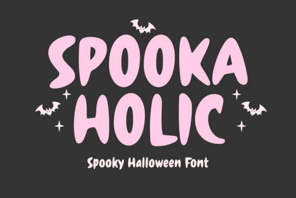 Spooka Holic Font: A Playful & Spooky Display Typeface