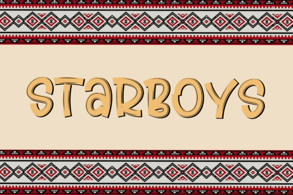 Starboys: A Playful Display Font for Adventure and Branding