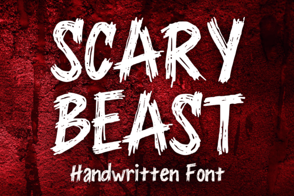 Unleash Vintage Horror with the Scary Beast Typeface
