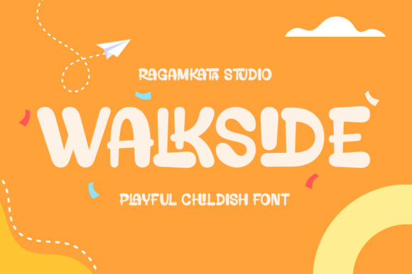 Walkside: A Playful Display Font for Creative Projects