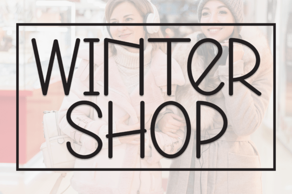 Winter Shop: A Charming Handwritten Font for Joyful Designs